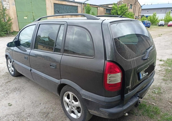 Opel Zafira cena 2700 przebieg: 272000, rok produkcji 2002 z Sierpc małe 56